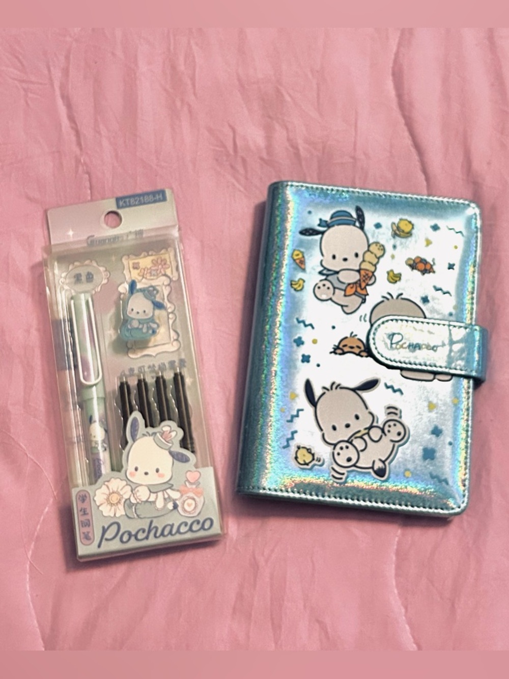 Pochacco Planner and Charm Pen Set